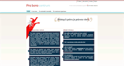 Desktop Screenshot of probonocentrum.cz